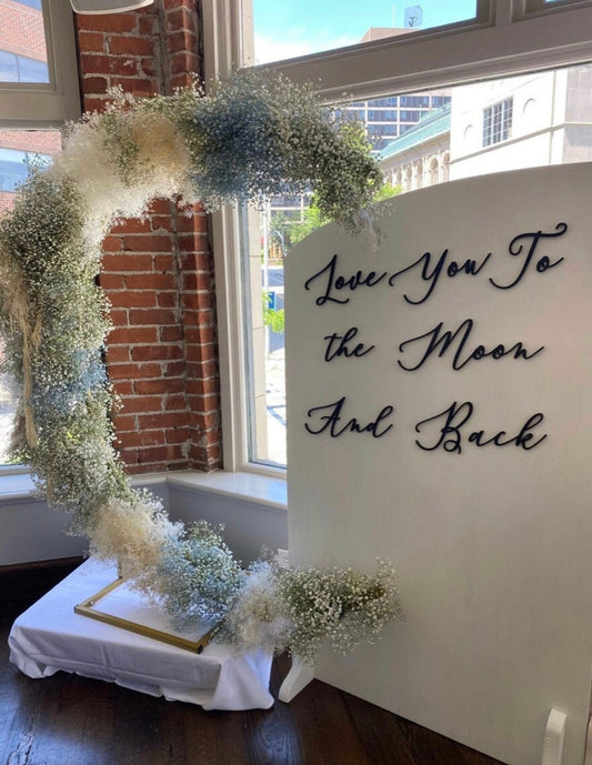 Custom background sign