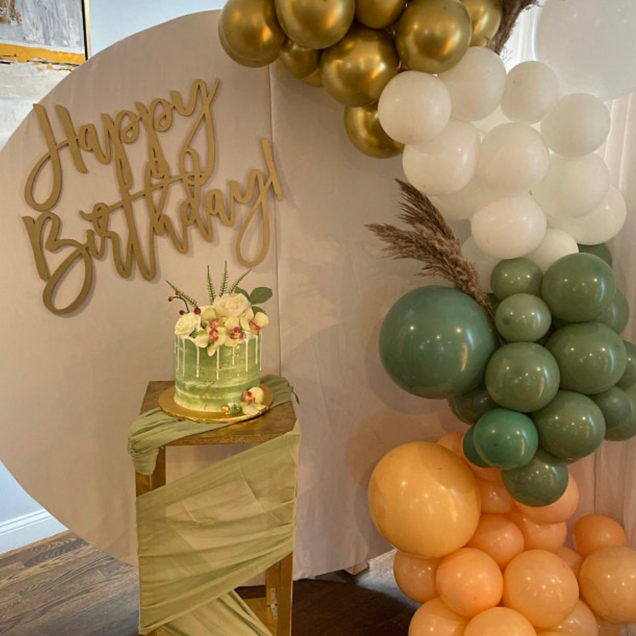 Happy Birthday wooden sign