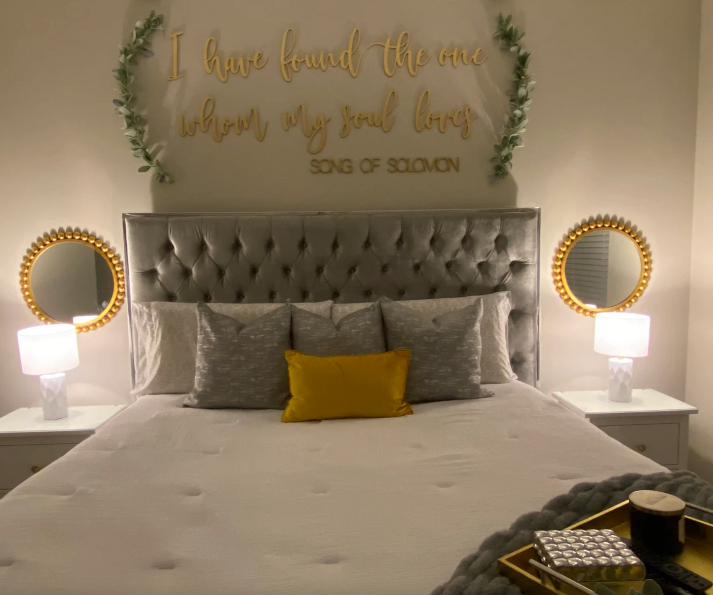 I have found the one whom my soul loves laser cut sign