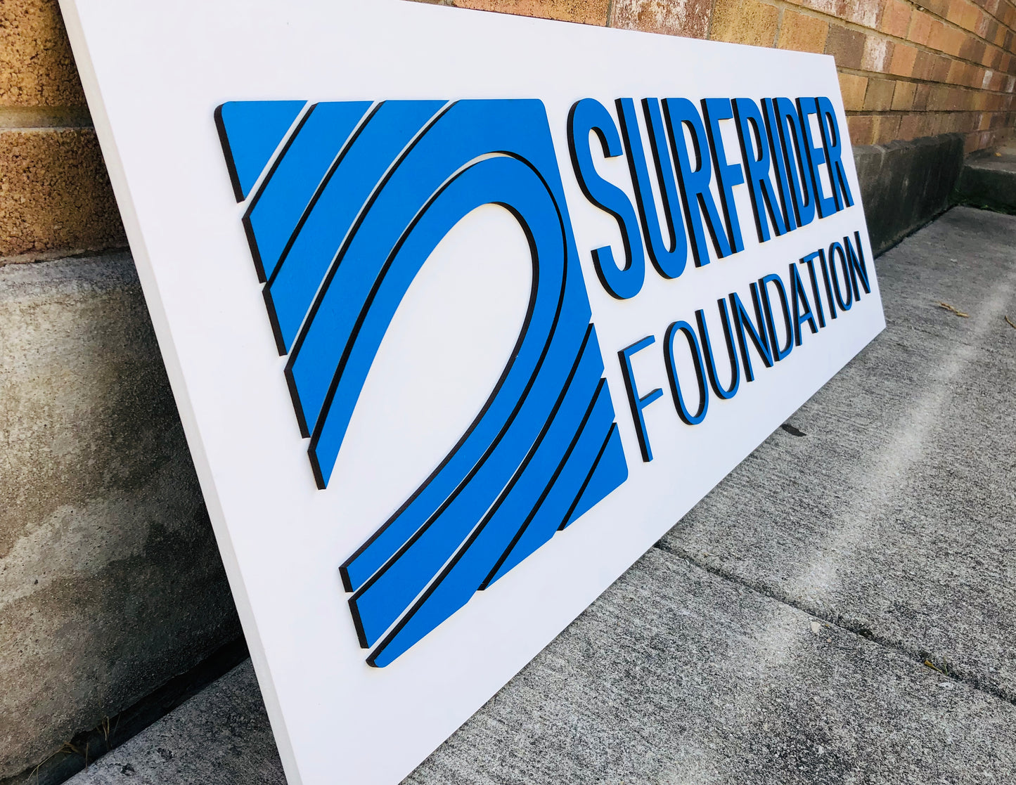 Custom Laser Cut Logo Sign with Raised 3D Design