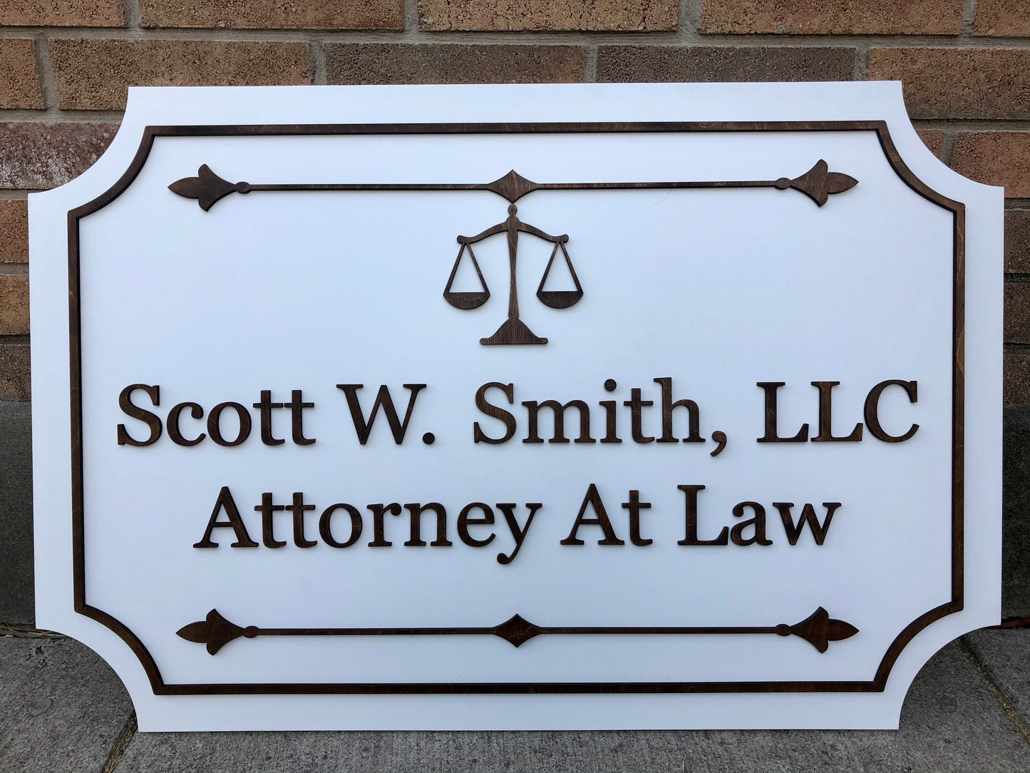 Custom Laser Cut Logo Sign with Raised 3D Design