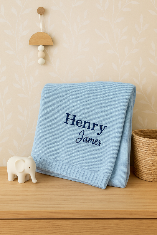 Embroidered Baby Blanket
