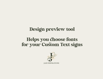 Font Preview for Custom Quote