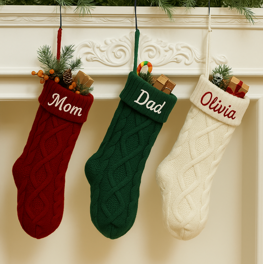 Personalized Knit Christmas Stocking (Copy)