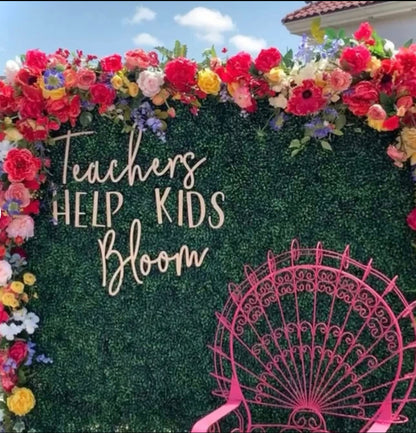 Custom background sign