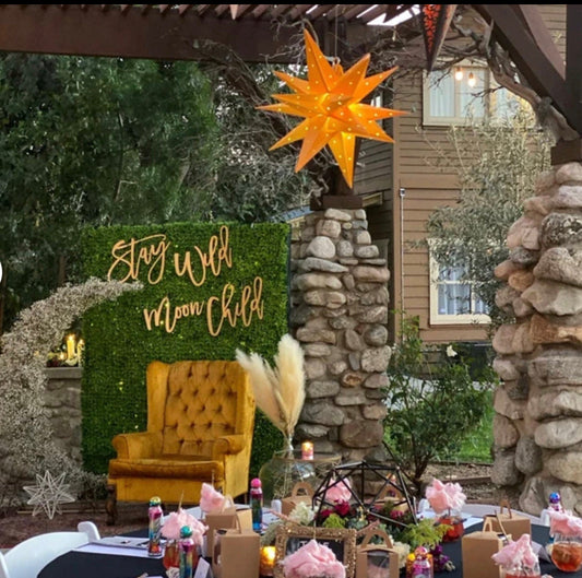 Custom background sign