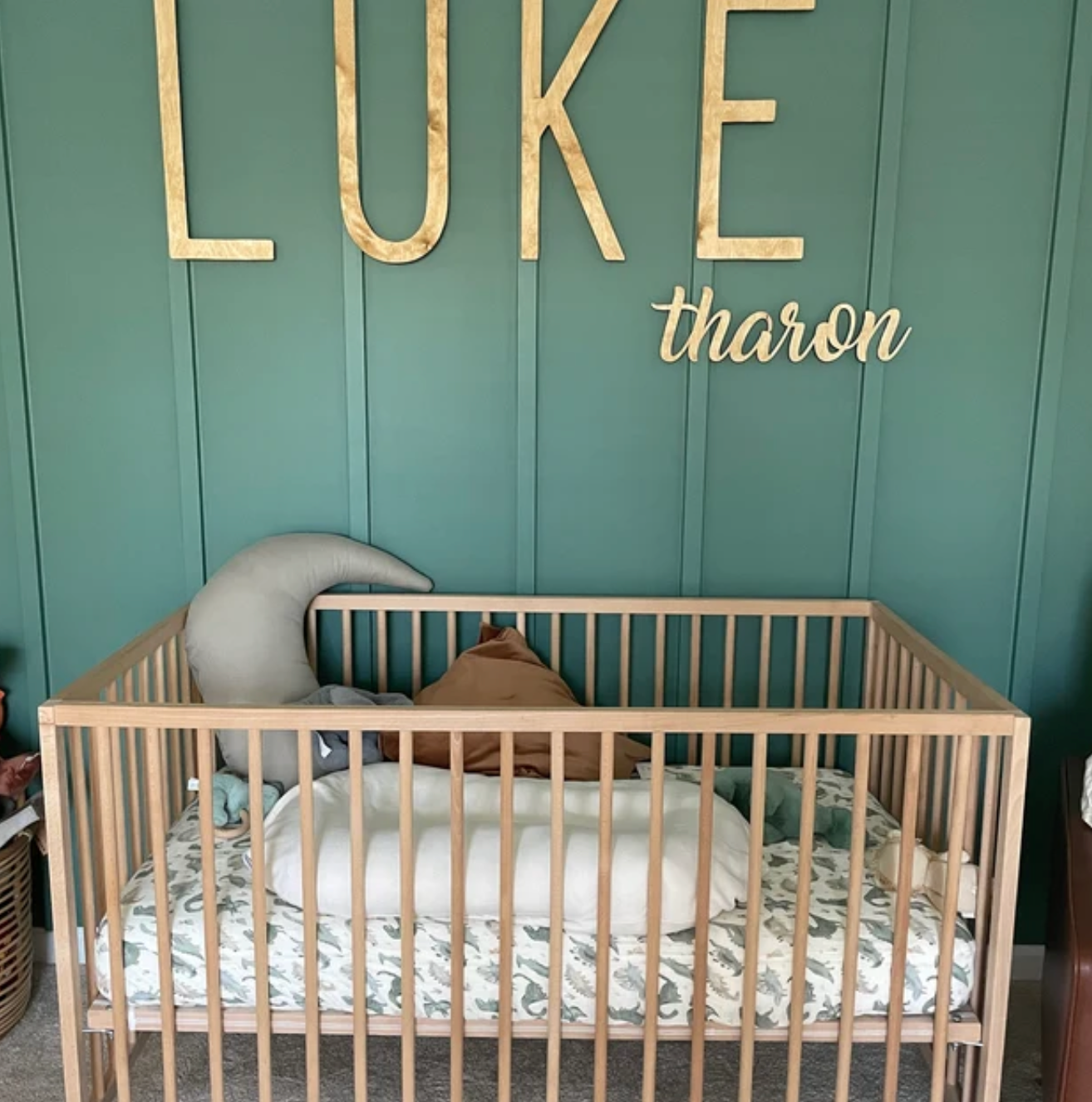 Custom Name, First and Middle Name (Block and Cursive)