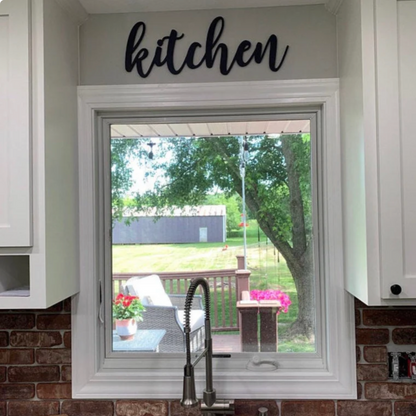 kitchen laser cut Wood Sign