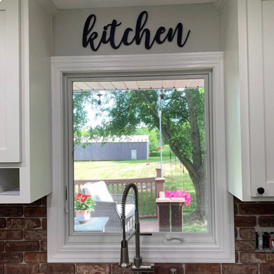 kitchen laser cut Wood Sign