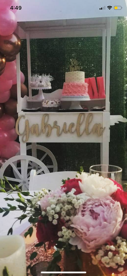 Custom Name in Cursive