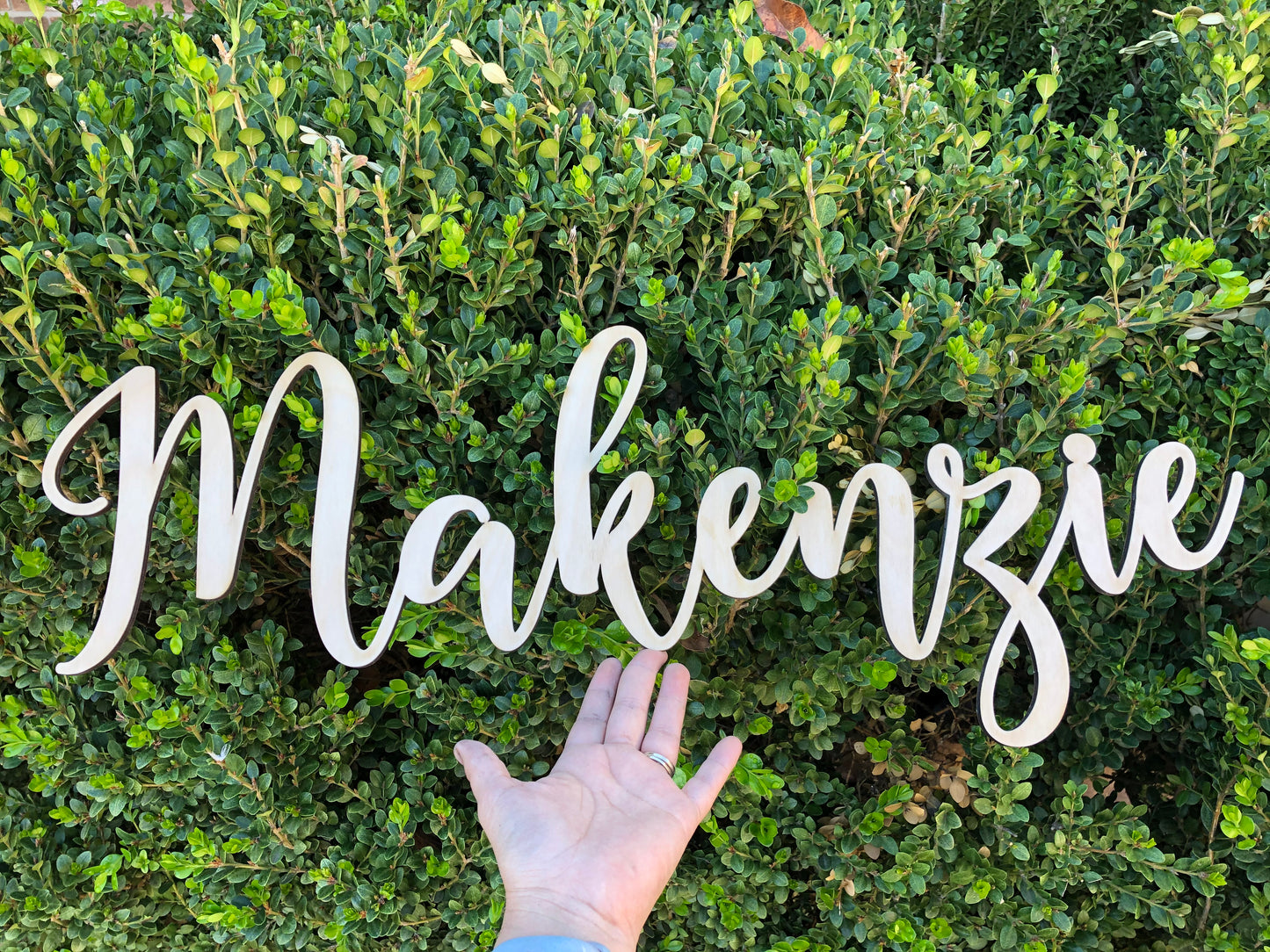 Custom Name in Cursive