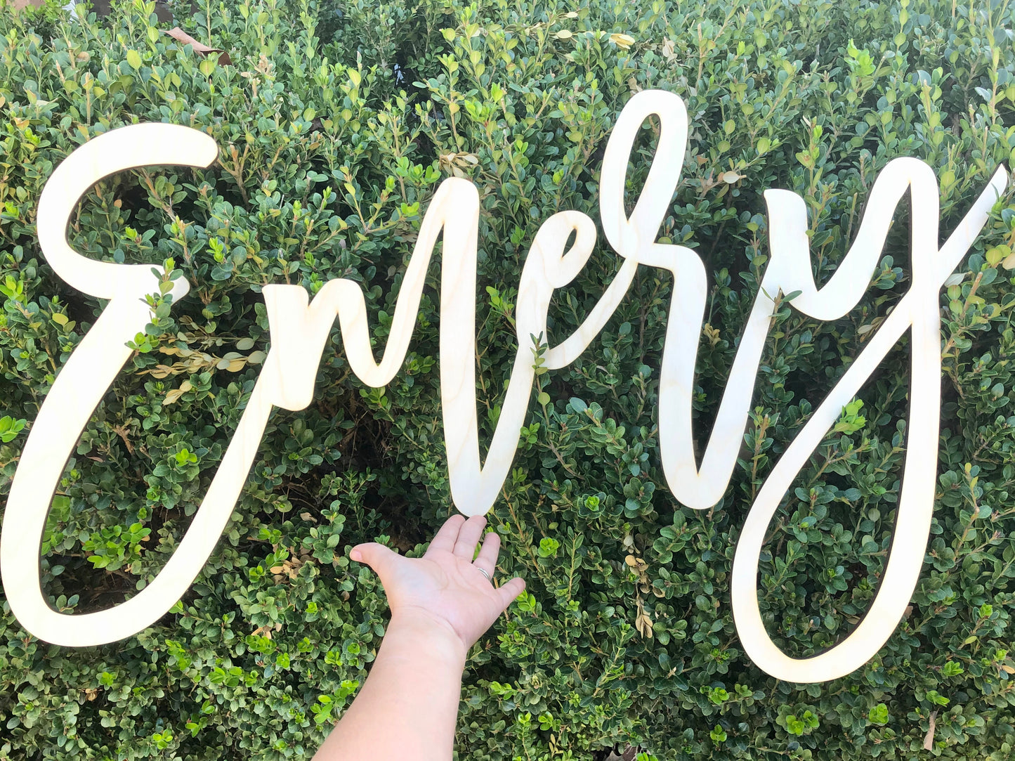 Custom Name in Cursive