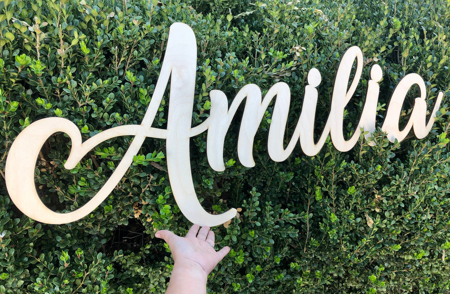 Custom Name in Cursive