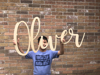 Custom Name in Cursive