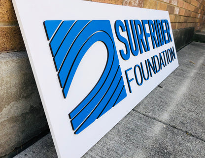 Custom Laser Cut Logo Sign with Raised 3D Design