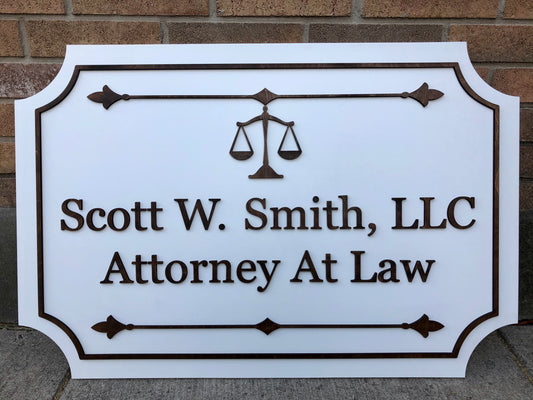 Custom Laser Cut Logo Sign with Raised 3D Design
