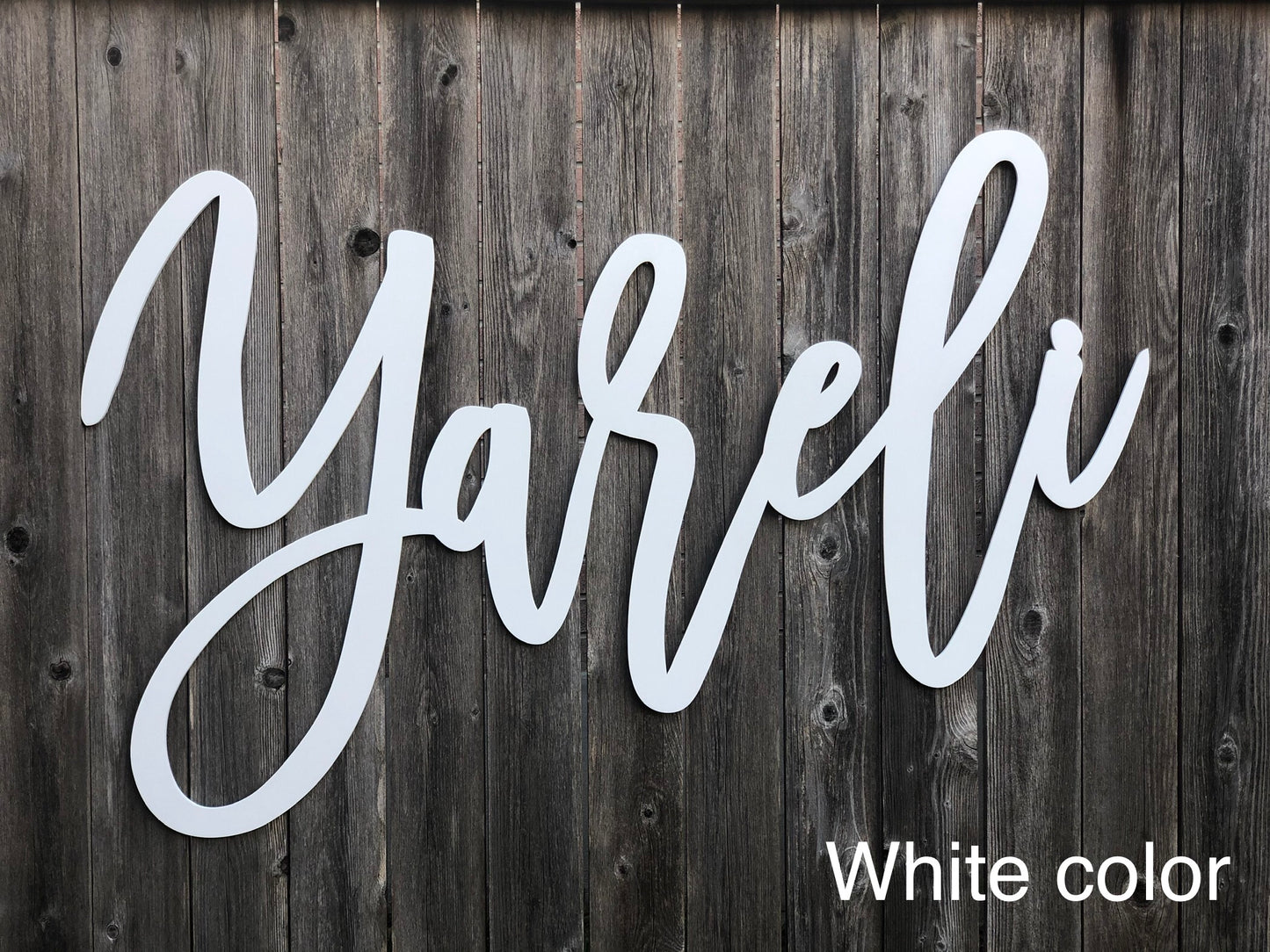 Custom Name in Cursive